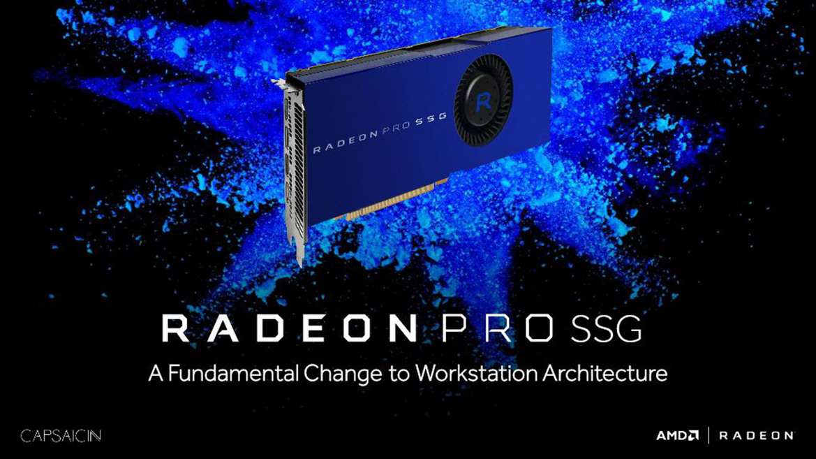 AMD Unveils Radeon Solid State Storage Architecture And 1TB Radeon Pro SSG For Massive Pro Graphics Datasets