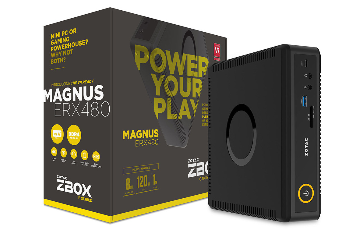 Zotac Crams AMD Radeon RX 480 VR Power Into MAGNUS ERX480 Mini PC