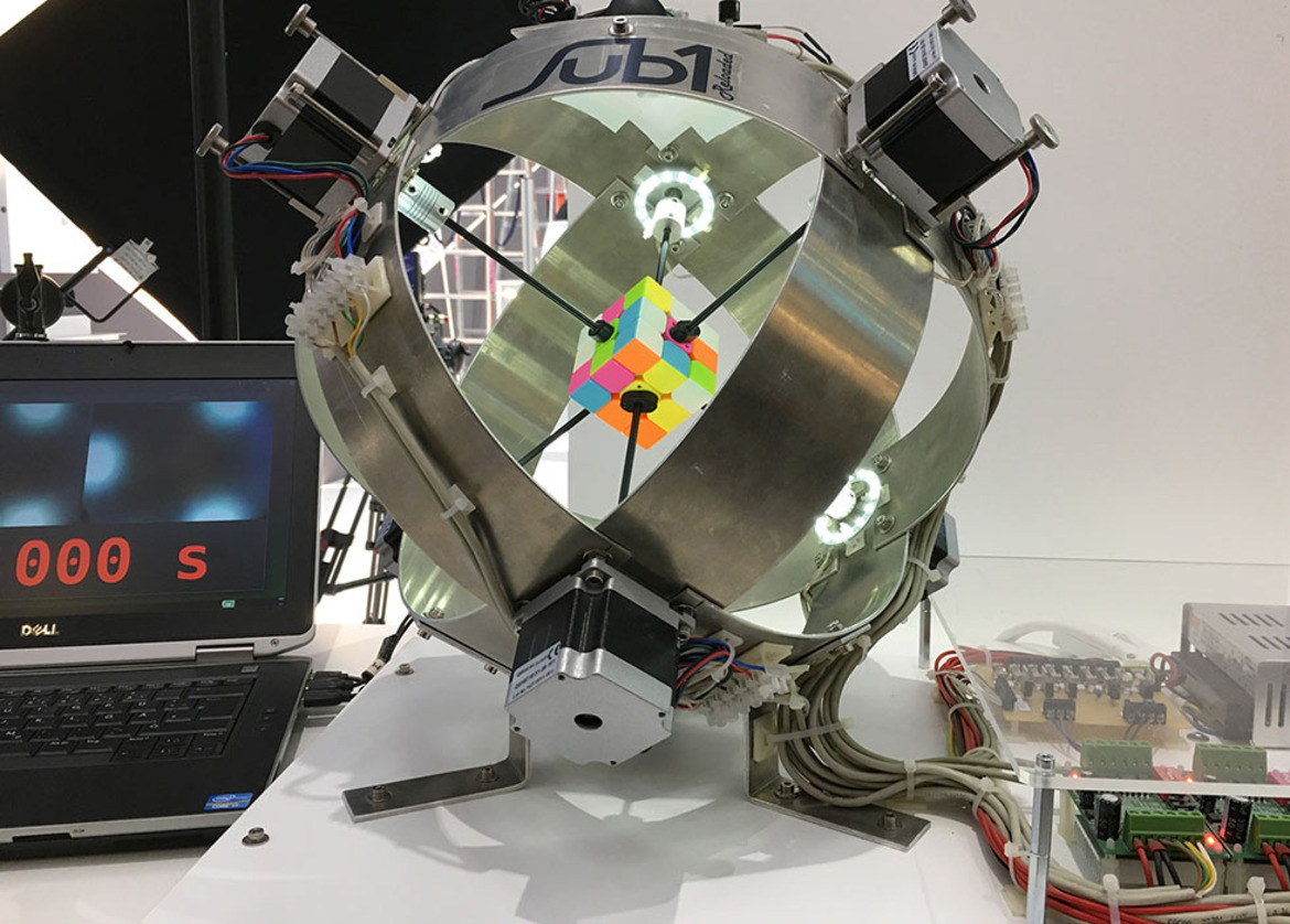 Infineon Processor Powered Robot Solves Rubik’s Cube In Under A Second