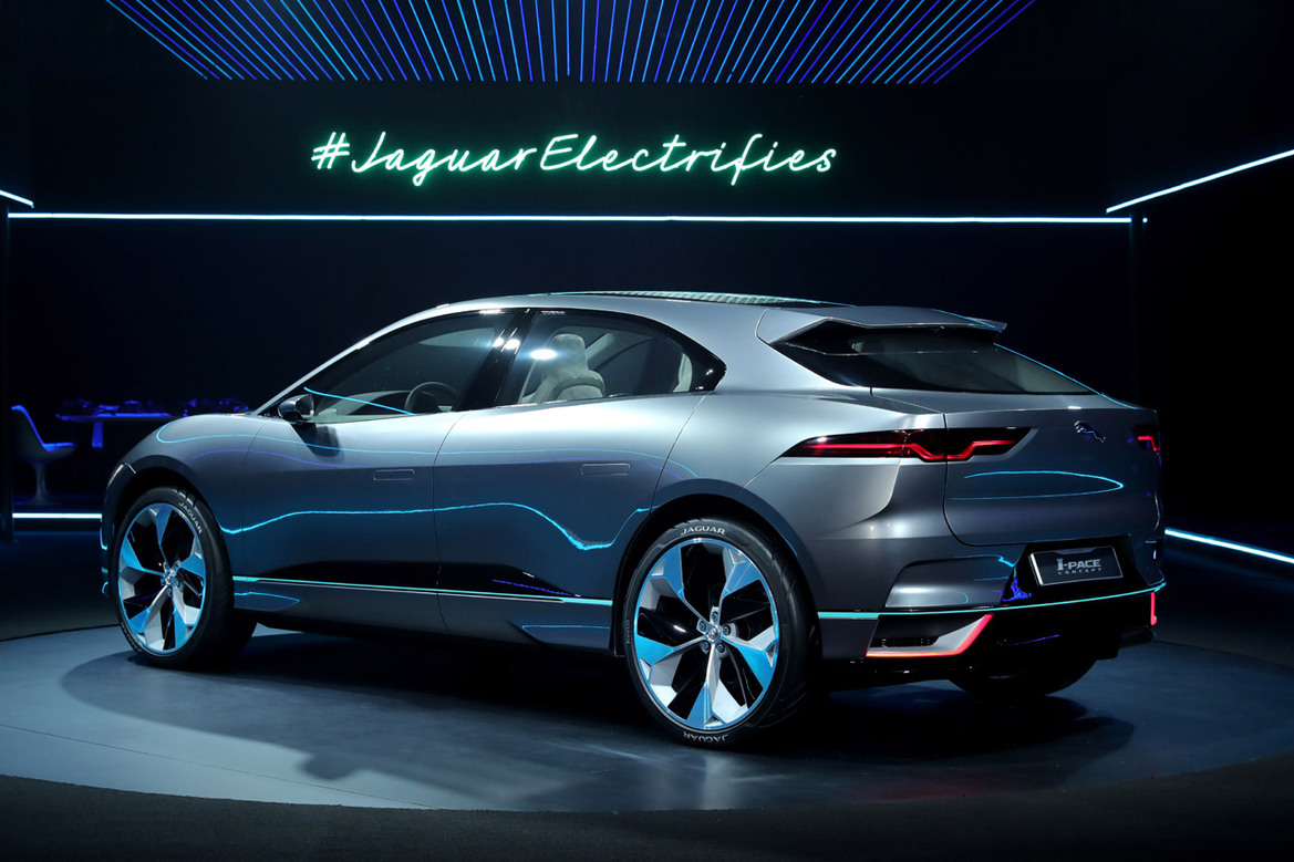 Jaguar Unveils 400HP I-Pace Concept EV With Dell And HTC Powering Interactive VR Vehicle Experience
