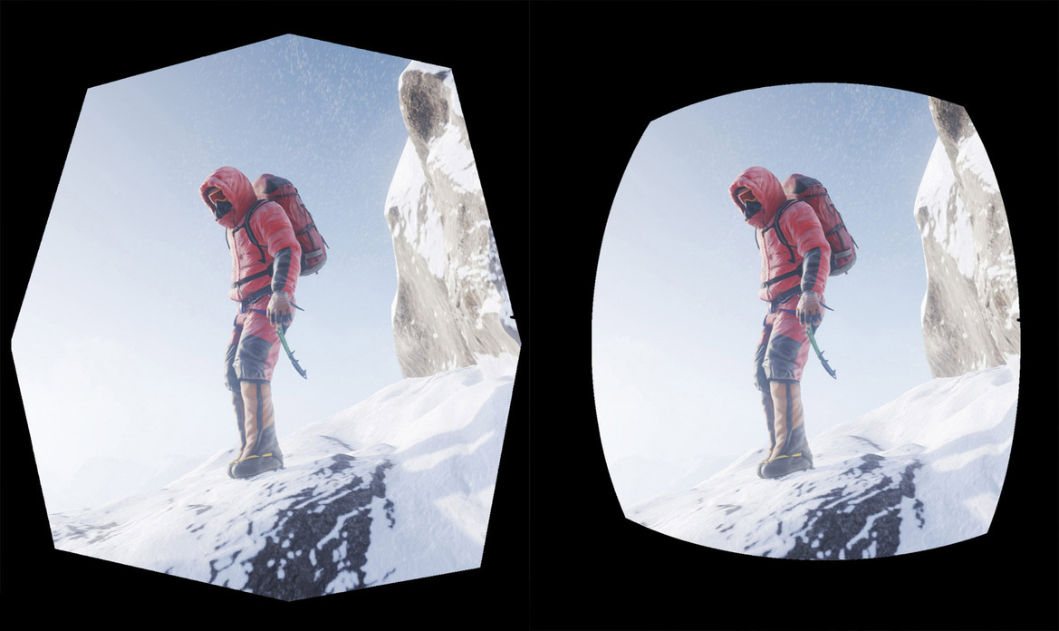 NVIDIA Pascal Lens Matched Shading Squashes Unnecessary Rendering To Boost VR Performance