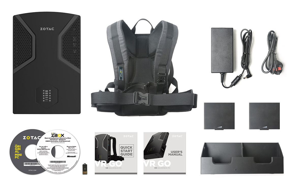 Zotac VR GO Backpack PC Houses Burly Intel Core i7 And GeForce GTX 1070 Power