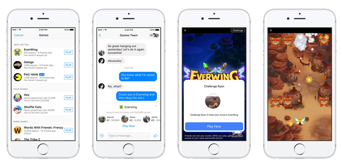 Here's How To Start Arcade Classics Pac-Man, Galaga, And Space Invaders In Facebook Messenger Instant Games