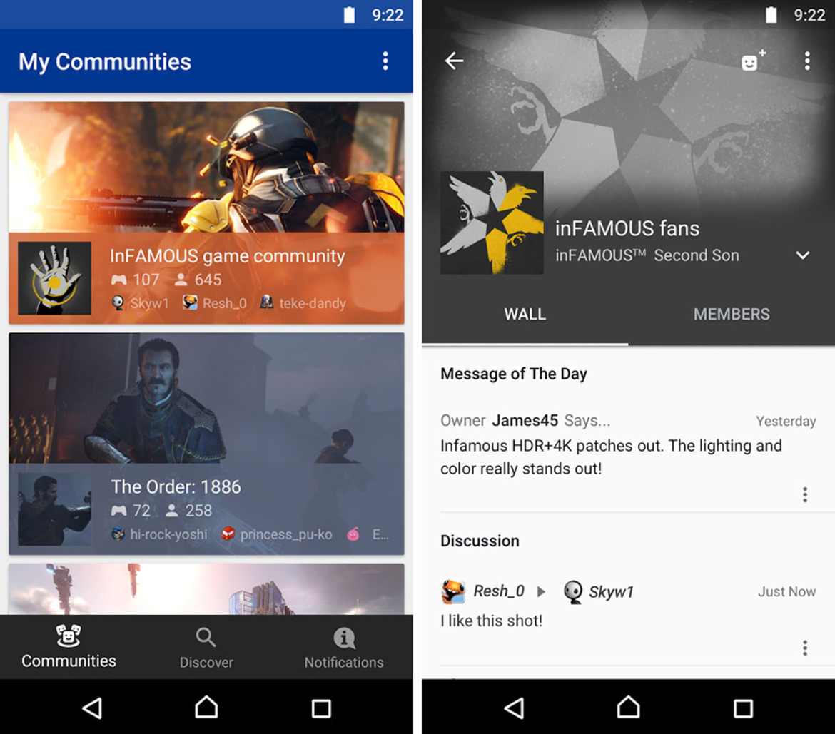PlayStation Communities App Brings PSN Social Gaming To Android And iOS