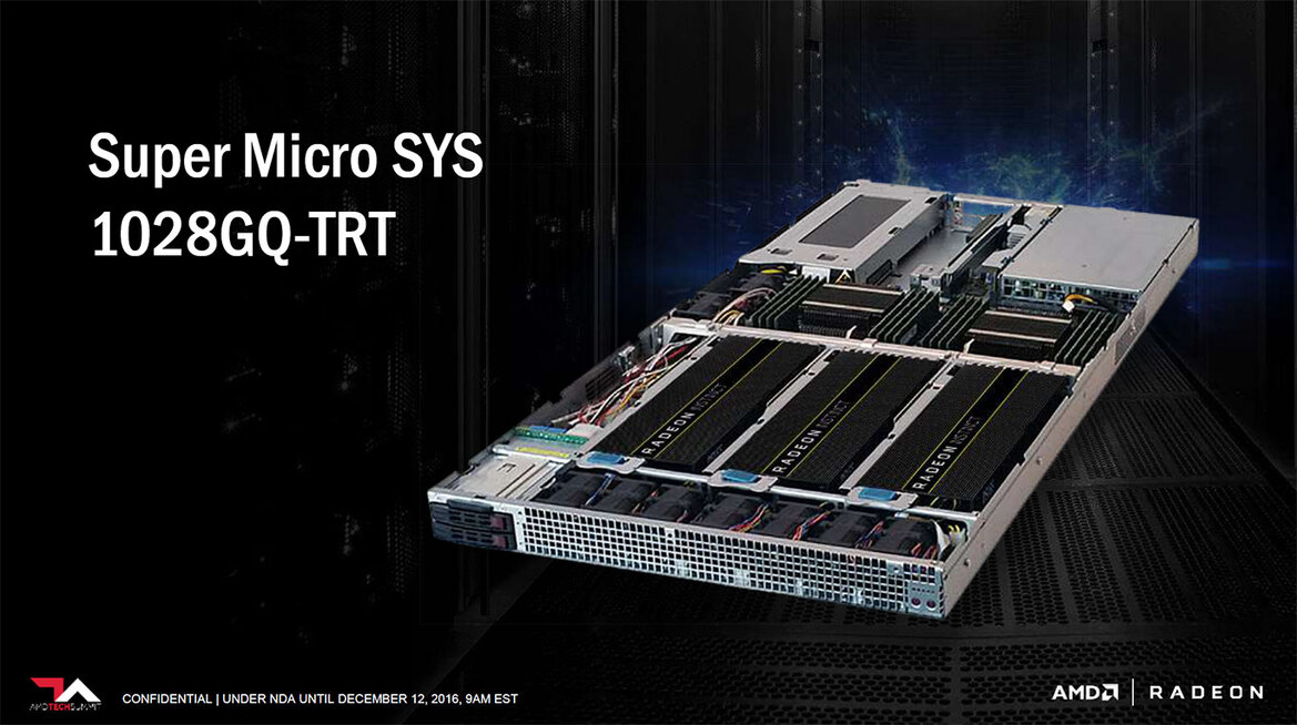 AMD Introduces Radeon Instinct Machine Intelligence And Deep Learning Accelerators