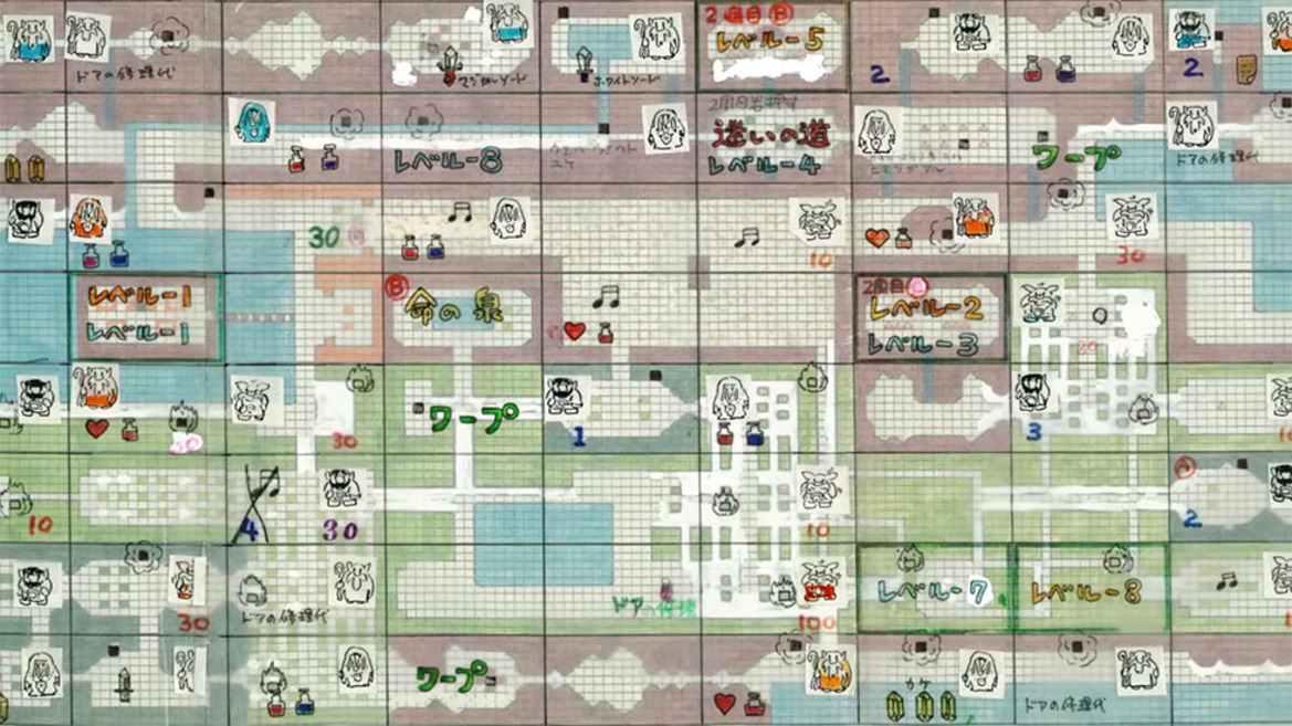 Trace The Legend of Zelda’s Humble Beginnings On Nintendo Designer's Graphing Paper