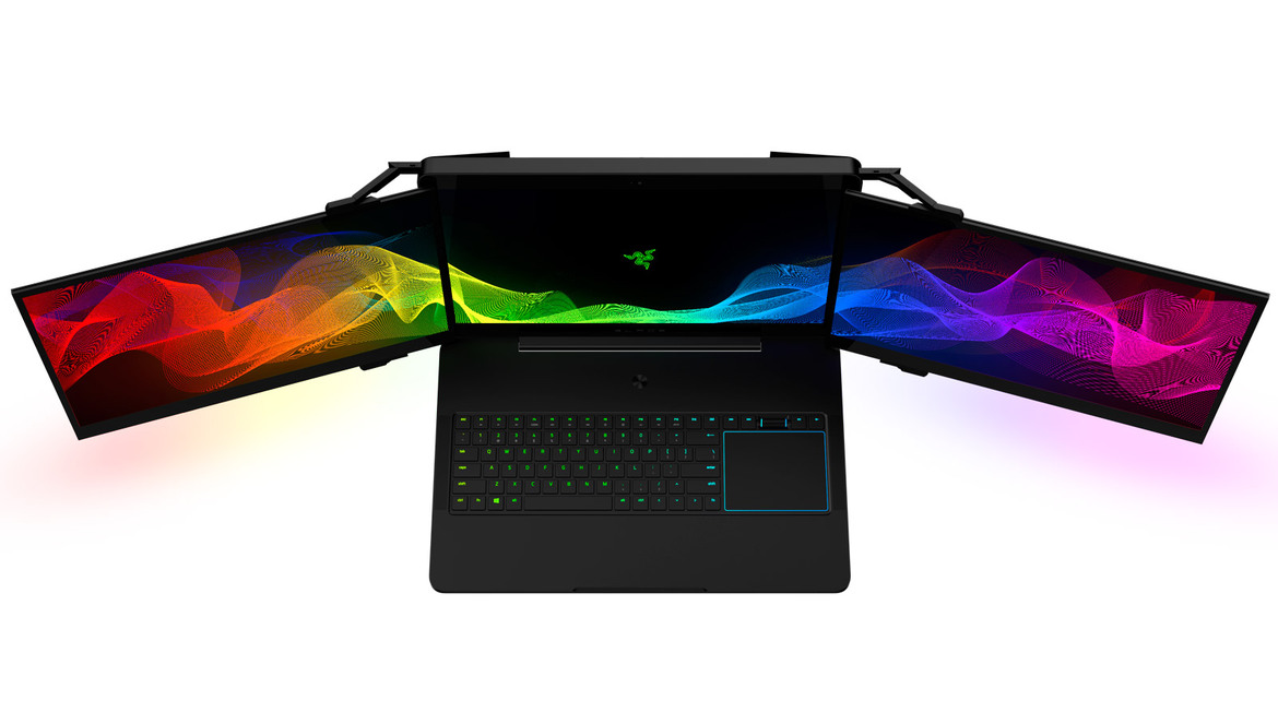 Razer Project Valerie Gaming Notebook Packs Three Stunning 4K Displays
