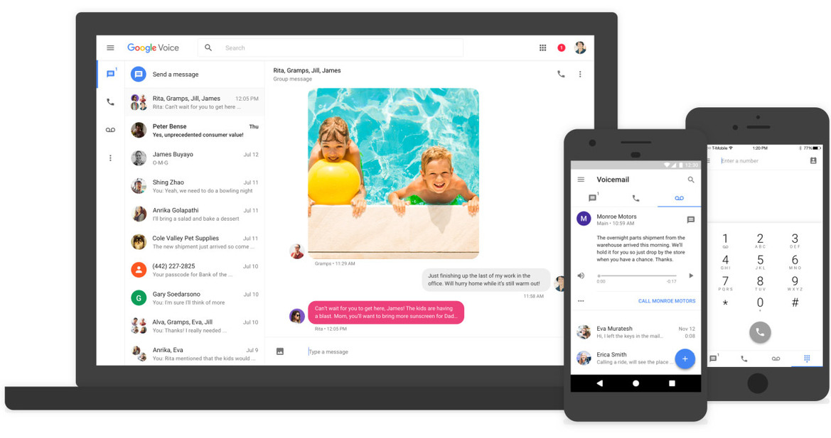 Google Voice Gets Extreme Makeover With Photo MMS Support, Group Chat, New Mobile Apps