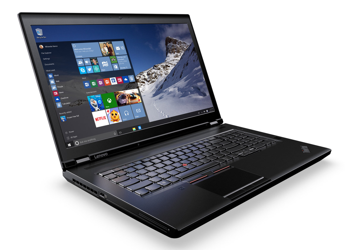 Lenovo ThinkPad P Series Notebooks Crank Out Xeon And Kaby Lake Muscle, Quadro GPUs, 4K Displays
