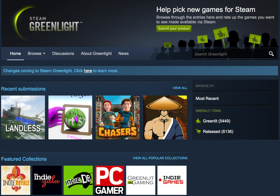 Valve Is Shuttering Steam Greenlight, Will Allow Direct Game Publishing For Developers