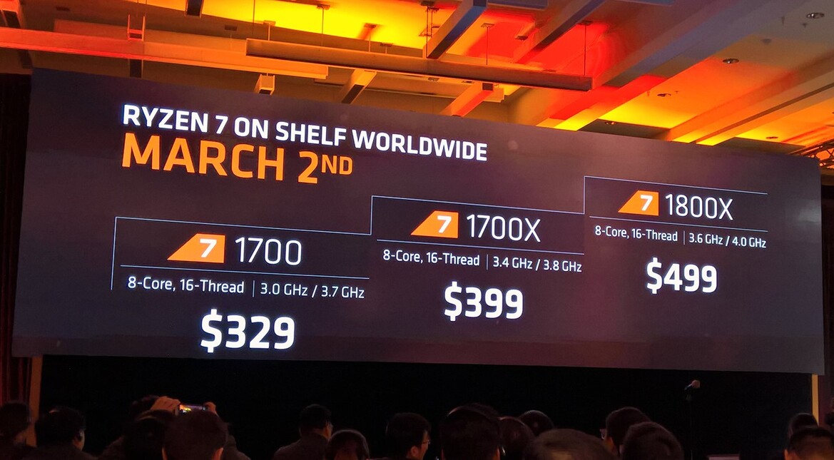 AMD Demos Ryzen 7 Benchmarks Smoking Intel, Reveals Chip Details, Clock Speeds, And Pricing
