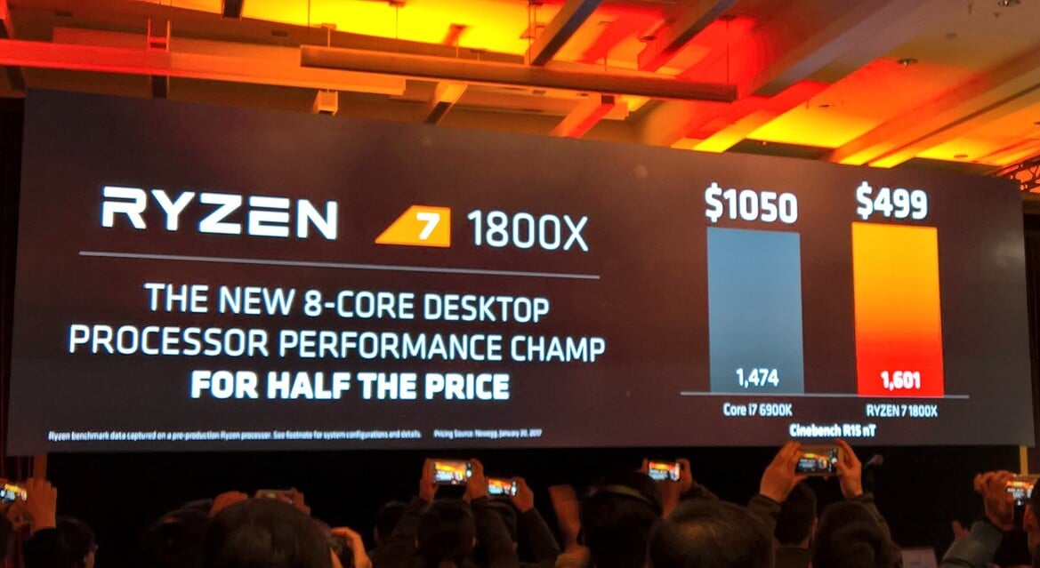 AMD Demos Ryzen 7 Benchmarks Smoking Intel, Reveals Chip Details, Clock Speeds, And Pricing