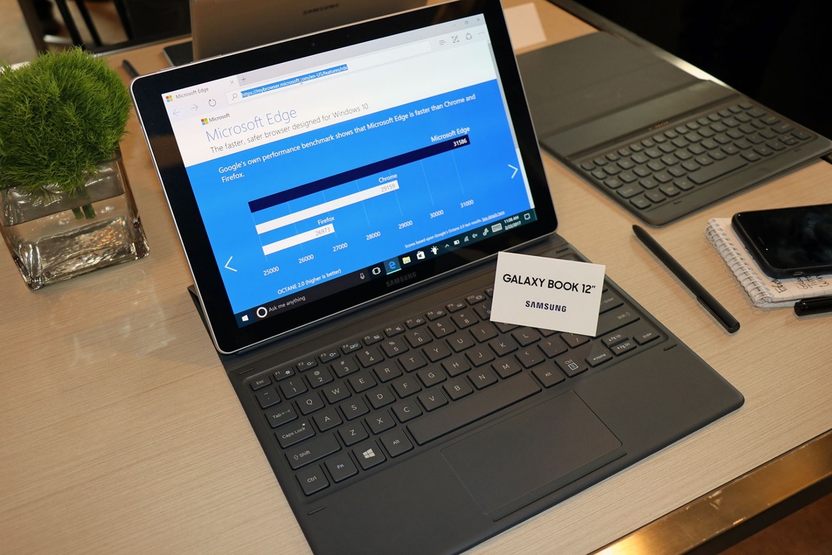 Samsung Unveils Galaxy Book 12 And Book 10 Windows 2-In-1 Convertibles, Galaxy Tab S3 10-Inch Android Slate