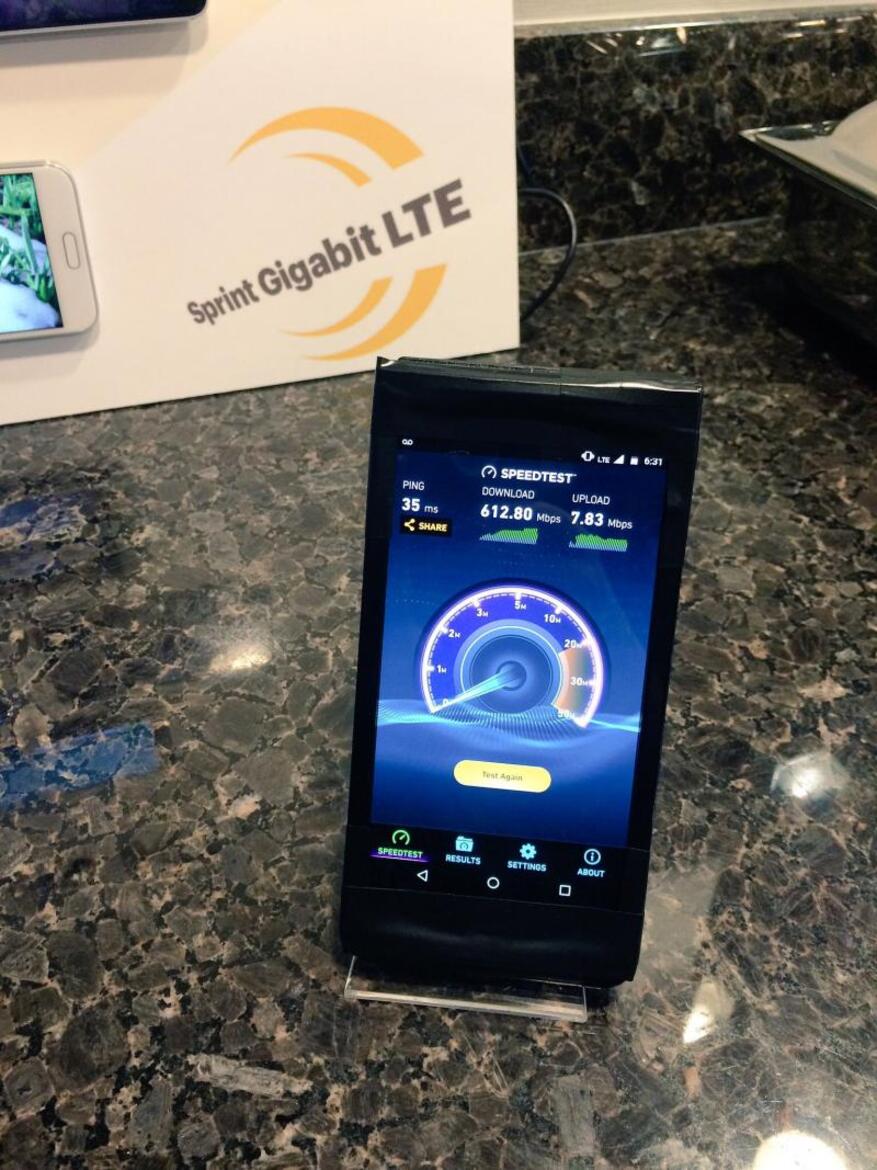 Sprint Flaunts Ultra Fast Gigabit Class LTE Using Prototype Motorola Hardware 