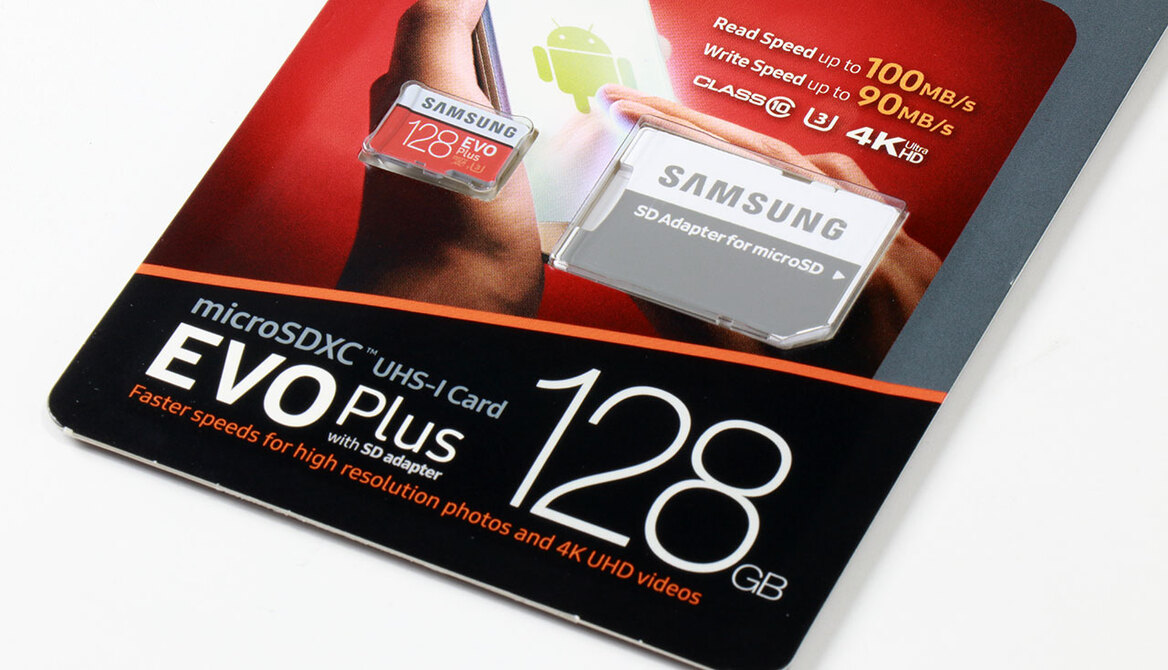 Samsung EVO Plus microSDXC 128GB Card Rips File Transfers Up To 100MB/s