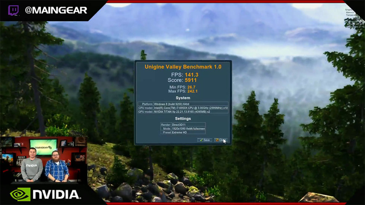 MAINGEAR Gets Hands On NVIDIA Titan Xp And Rips Through Benchmarks, Even In SLI