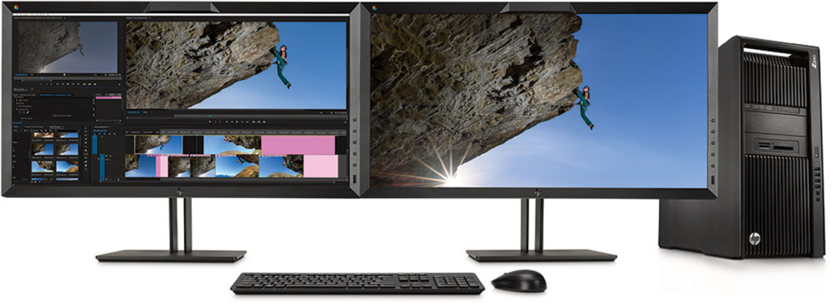 HP Unleashes Gorgeous Cinema 4K Professional Display And New Mobile Workstations