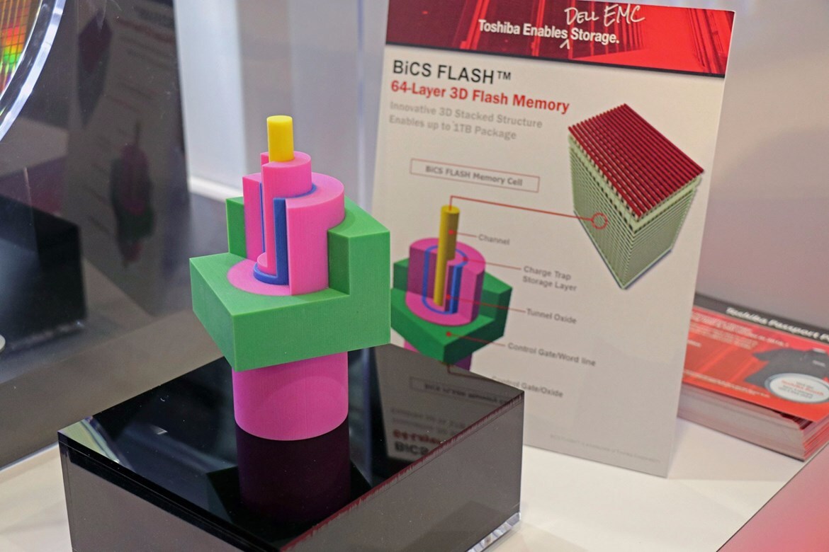 Toshiba Unveils XG5 High-Performance NVMe SSD Featuring 64-Layer BiCS 3D Flash Memory