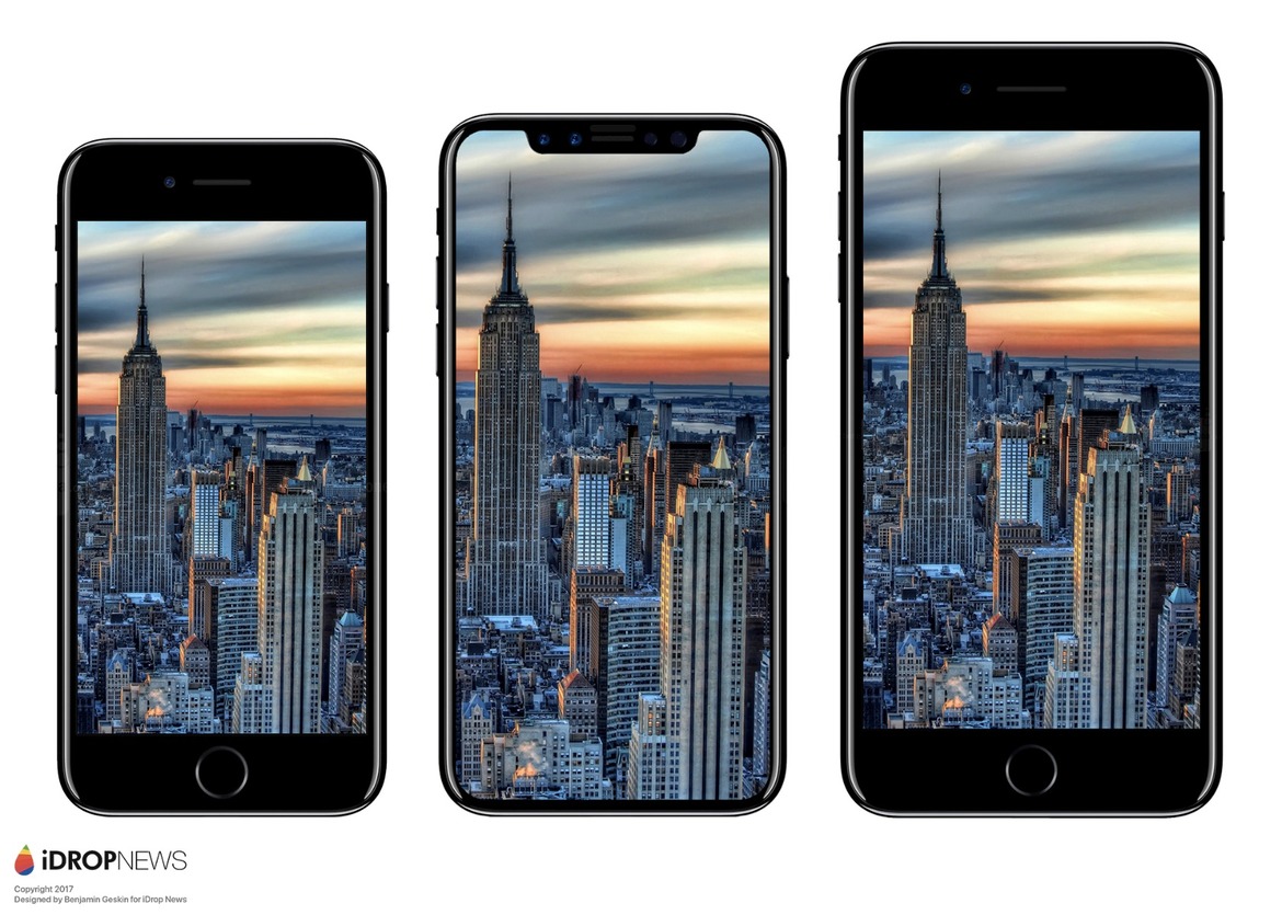 How Does The iPhone 8’s Edge-to-Edge Display Stack Up To Galaxy S8 And iPhone 7?