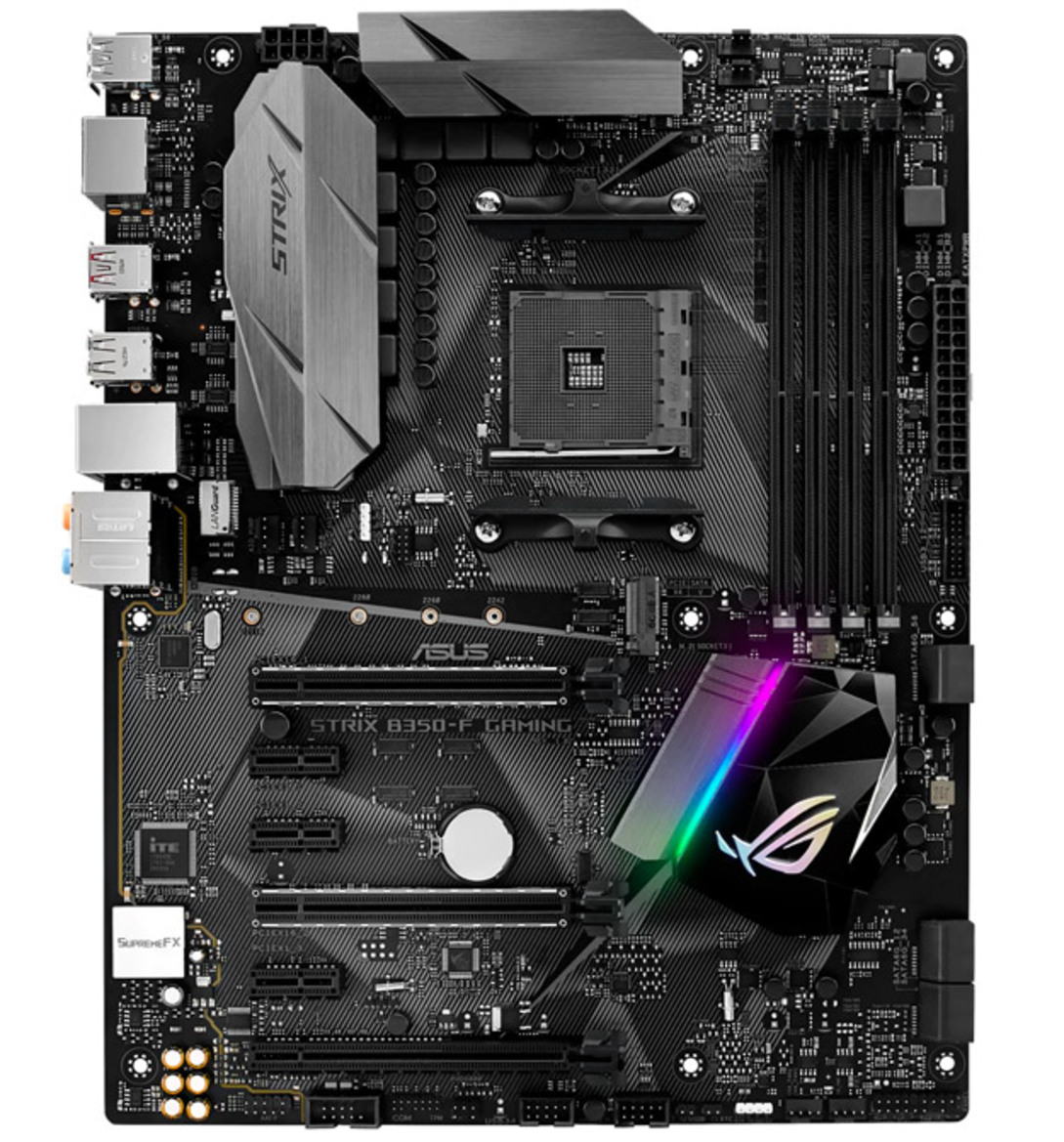 ASUS Delivers AMD Ryzen Glory With ROG Strix X370-F And B350-F Gaming Motherboards 