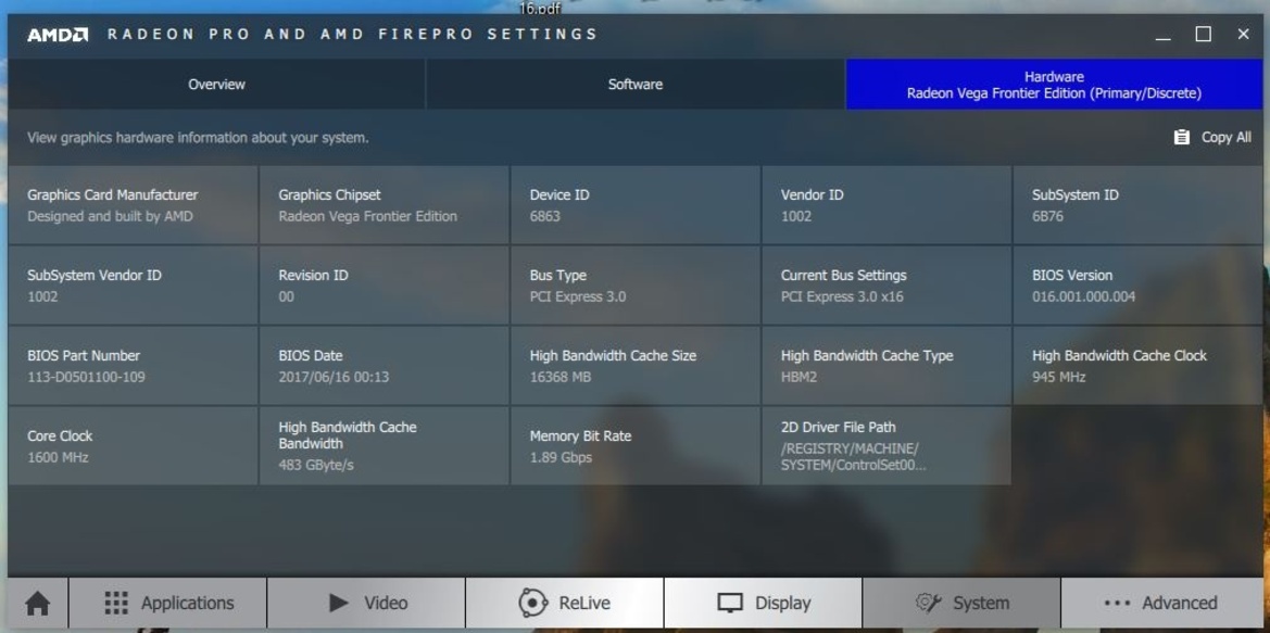AMD Radeon Vega Frontier Edition 16GB HBM2 Card Unboxed, First Benchmarks Are In