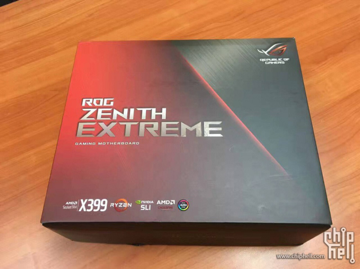 ASUS X399 ROG Zenith Extreme AMD Ryzen Motherboard Gets Unboxed Ahead Of Launch