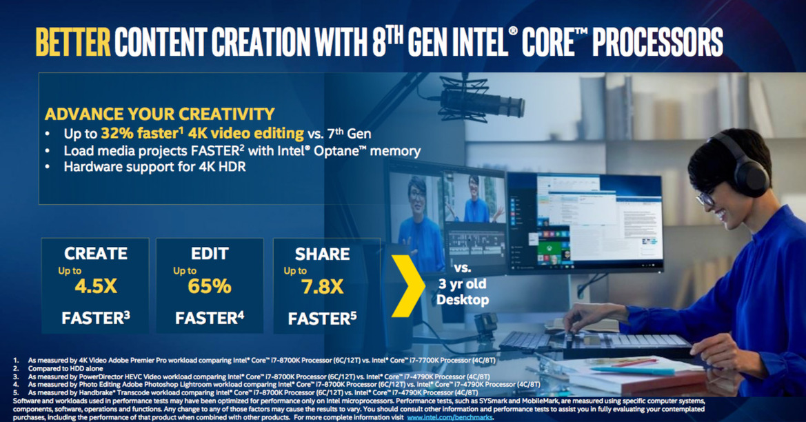 Intel Unveils 8th Gen Core Desktop Processors Boasting Up To 32 Percent More Performance