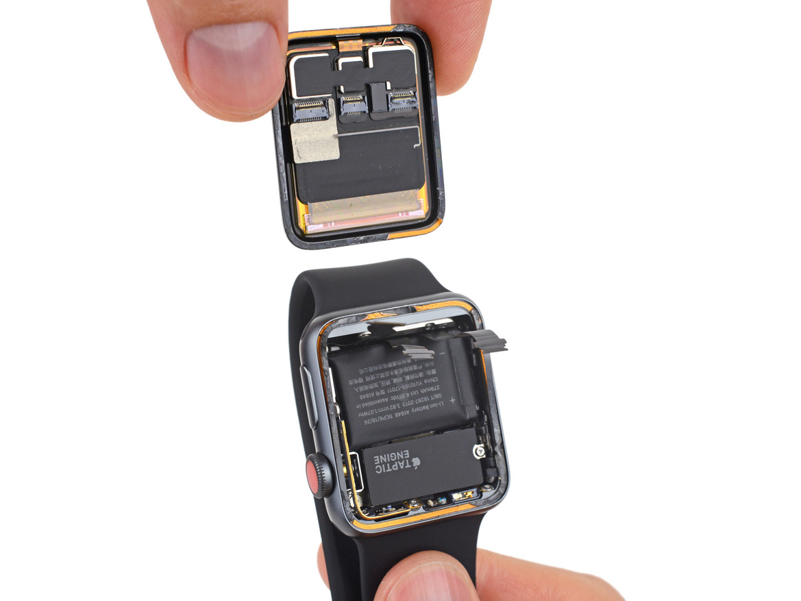 Apple Watch Series 3 LTE Teardown Reveals Intricate But Serviceable Internals, Slightly Larger Battery