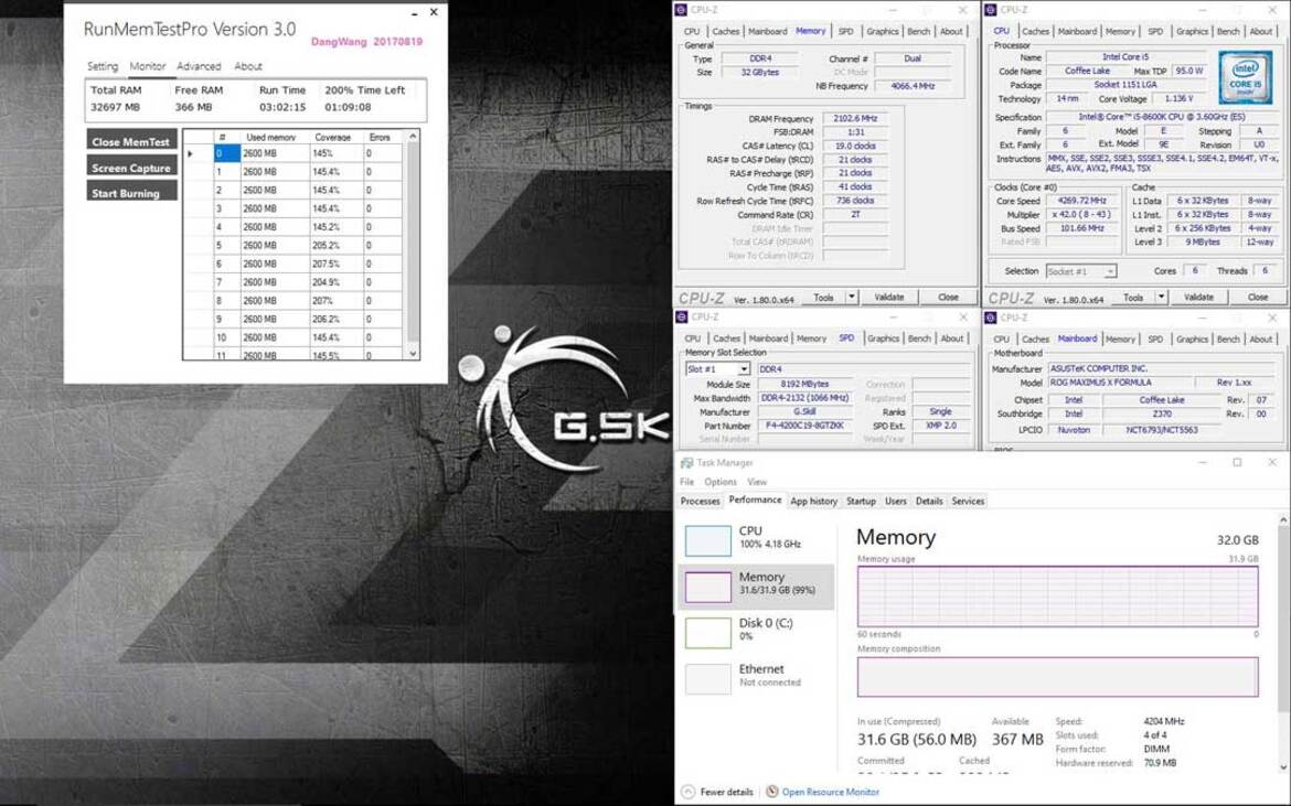 G.Skill Unveils Brawny Trident Z DDR4-4600 RGB RAM Kit For Intel Core Coffee Lake Processors