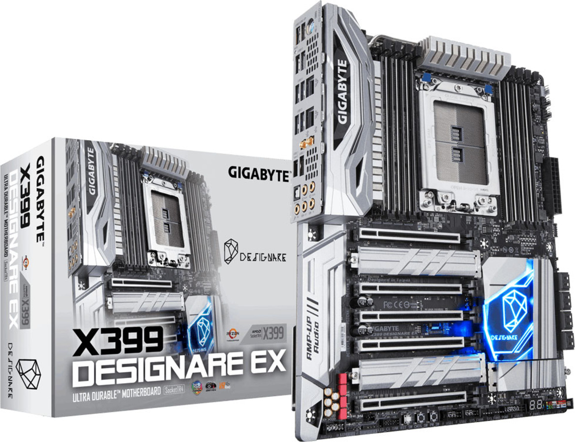 Gigabyte’s Armor-Plated X399 DESIGNARE EX Ryzen Threadripper Motherboard Now Available