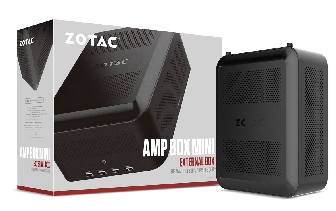 ZOTAC Launches AMP BOX Thunderbolt 3 Dual-Slot eGPU Enclosures