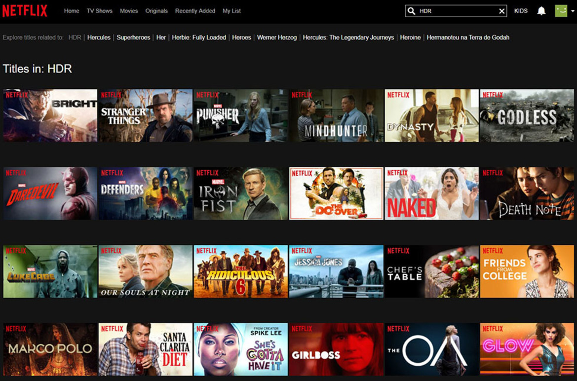 Netflix Brings HDR Content To Windows 10 For Intel And NVIDIA Graphics