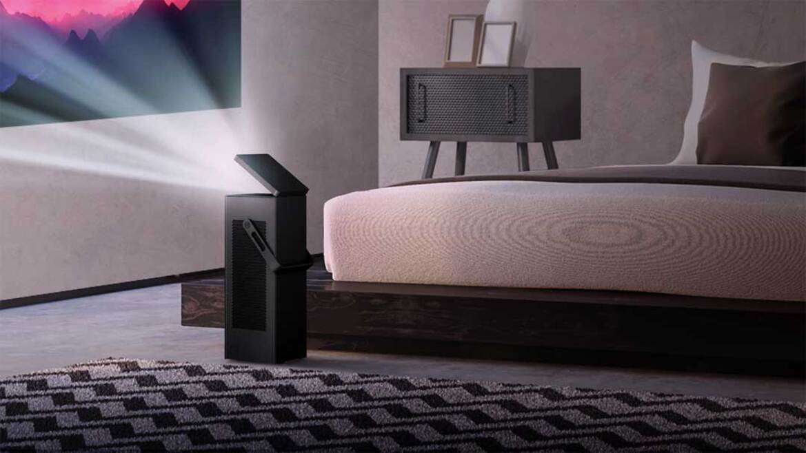 LG HU80K Projector Makes It Easy To Display A 150-inch 4K UHD Image On Any Wall