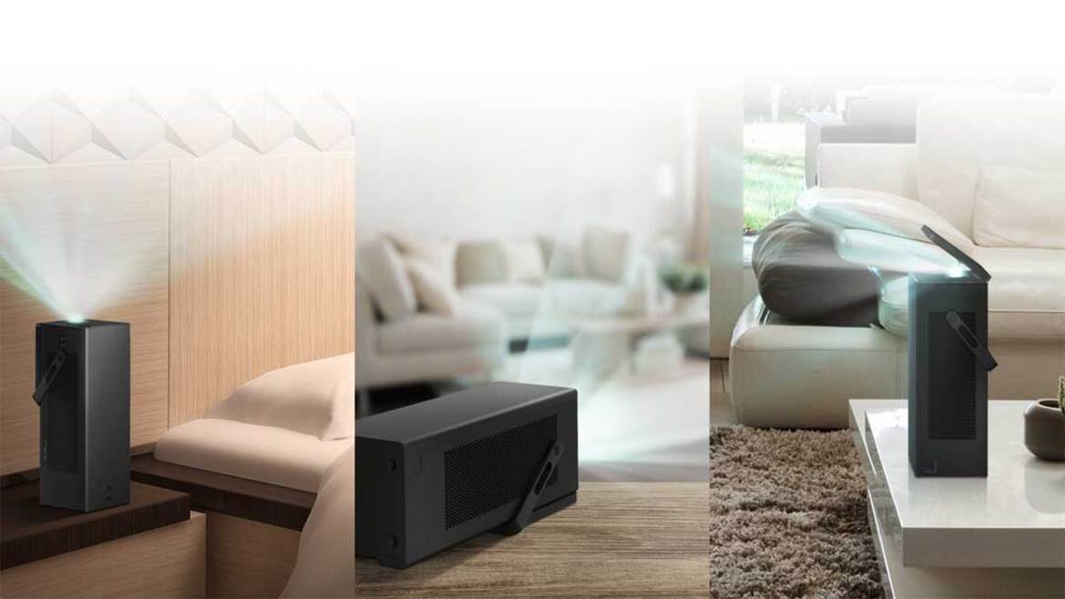 LG HU80K Projector Makes It Easy To Display A 150-inch 4K UHD Image On Any Wall