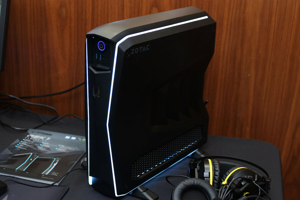 Zotac CES 2018 Exhibit Highlights A Bodacious Custom Gaming PC, Destiny 2 Case Mod, And SFF Computing