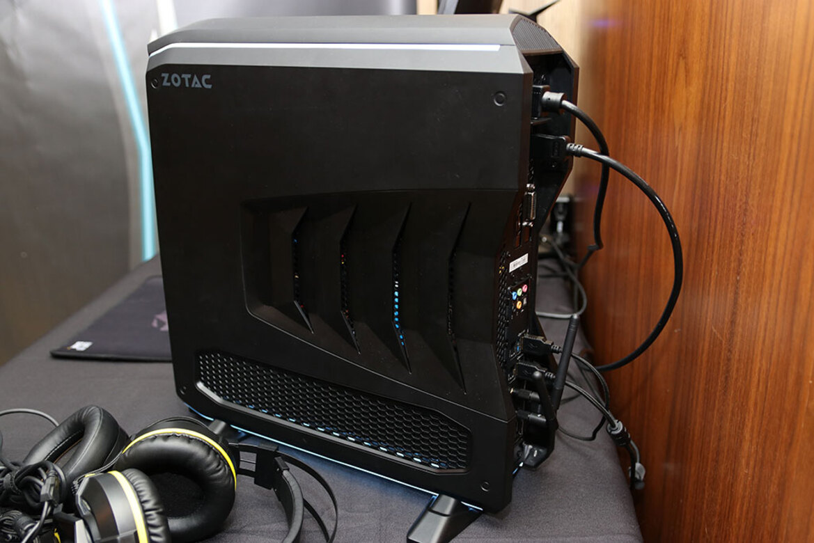 Zotac CES 2018 Exhibit Highlights A Bodacious Custom Gaming PC, Destiny 2 Case Mod, And SFF Computing