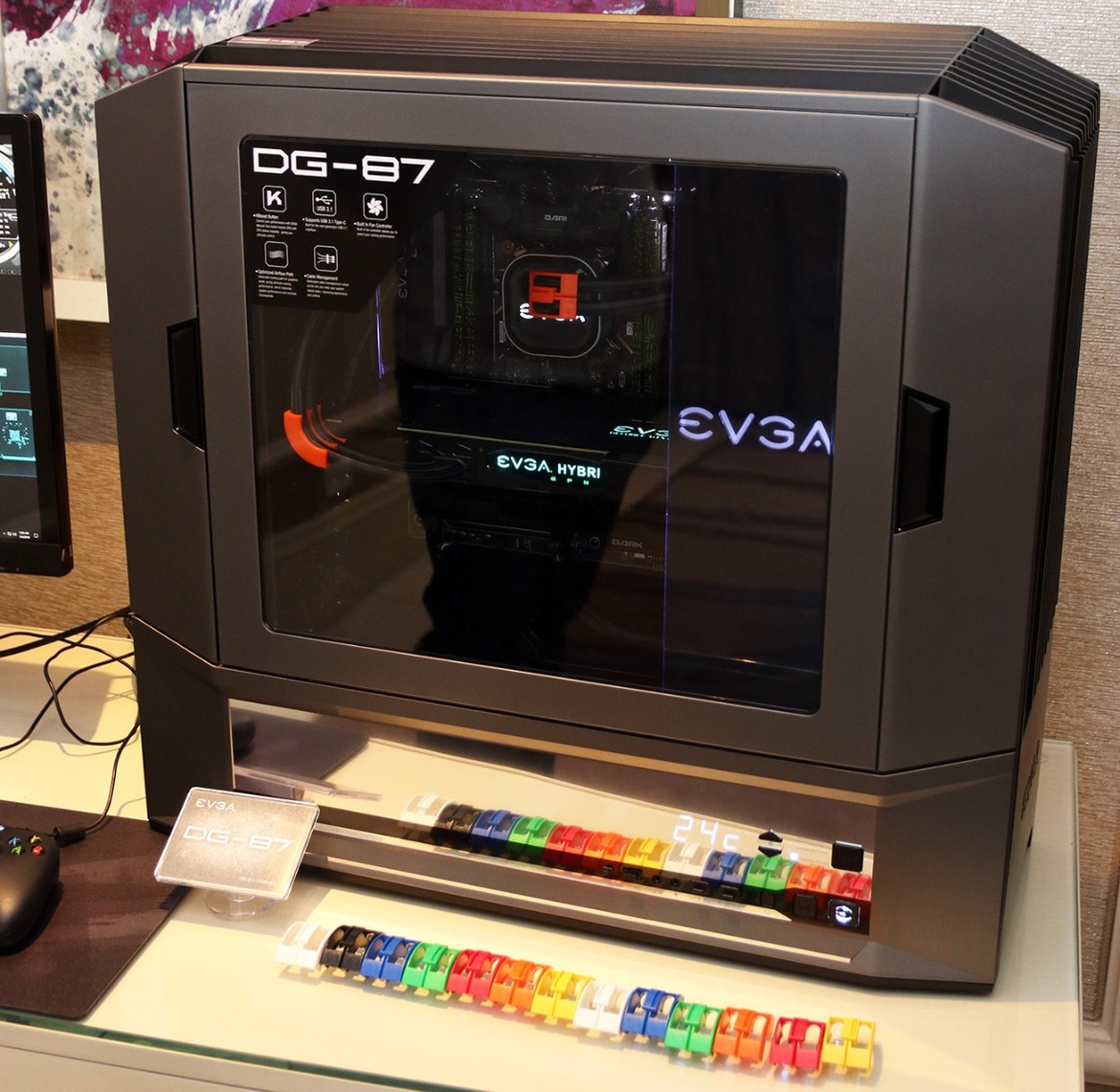 2.2K Watt PSU And Quick Connect Liquid Cooling With EVGA At CES 2018