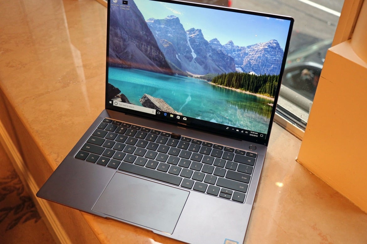 Huawei Matebook X Pro: Hands-On A Powerful, Super-Thin Bezel Laptop With Pop-Up Webcam