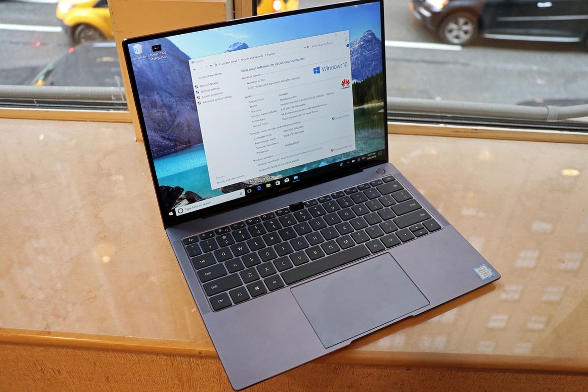 Huawei Matebook X Pro: Hands-On A Powerful, Super-Thin Bezel Laptop With Pop-Up Webcam