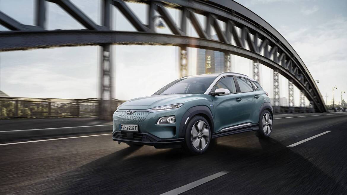 Hyundai Unveils Funky Kona Electric Crossover With Tesla Model 3 Rivaling 292-Mile Range