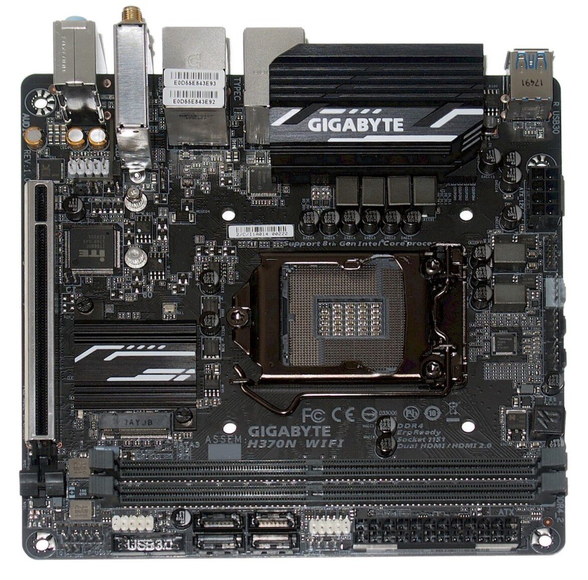 Gigabyte H370N WiFi Intel 300 Series Coffee Lake Motherboard Sneak Peek