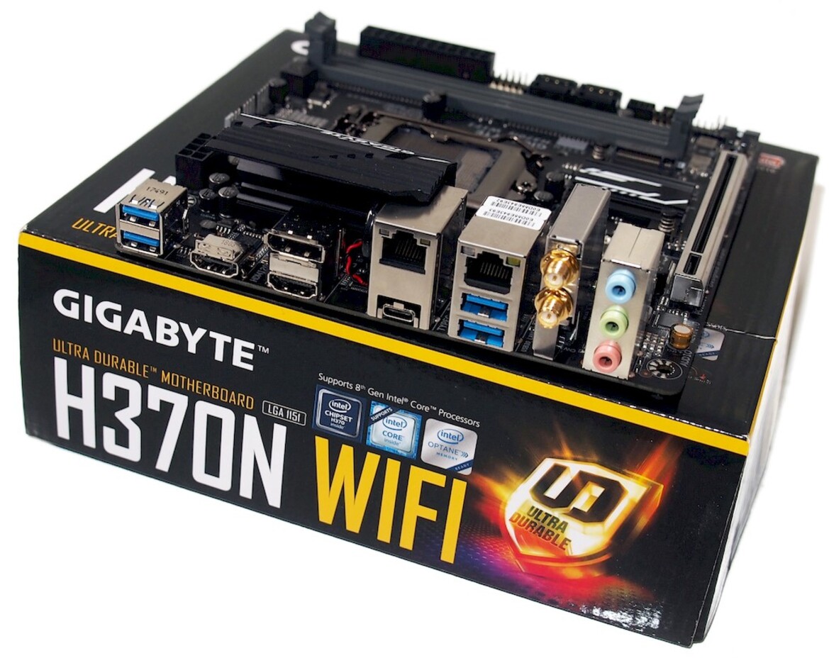 Gigabyte H370N WiFi Intel 300 Series Coffee Lake Motherboard Sneak Peek