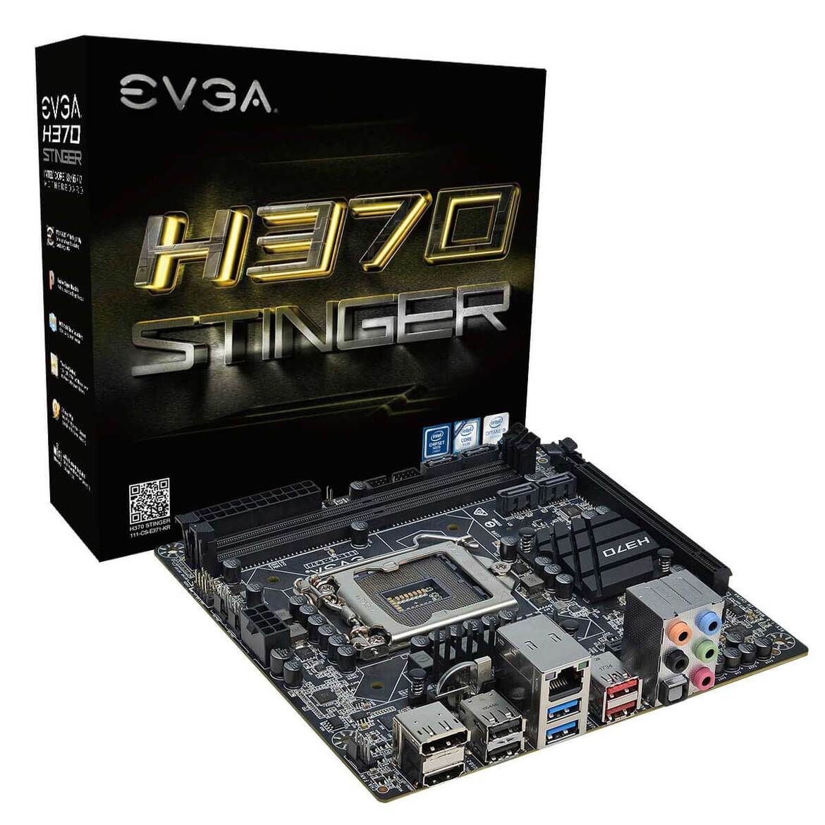 EVGA H370 Stinger Motherboard Crams Lots Of Features Into mITX Form Factor