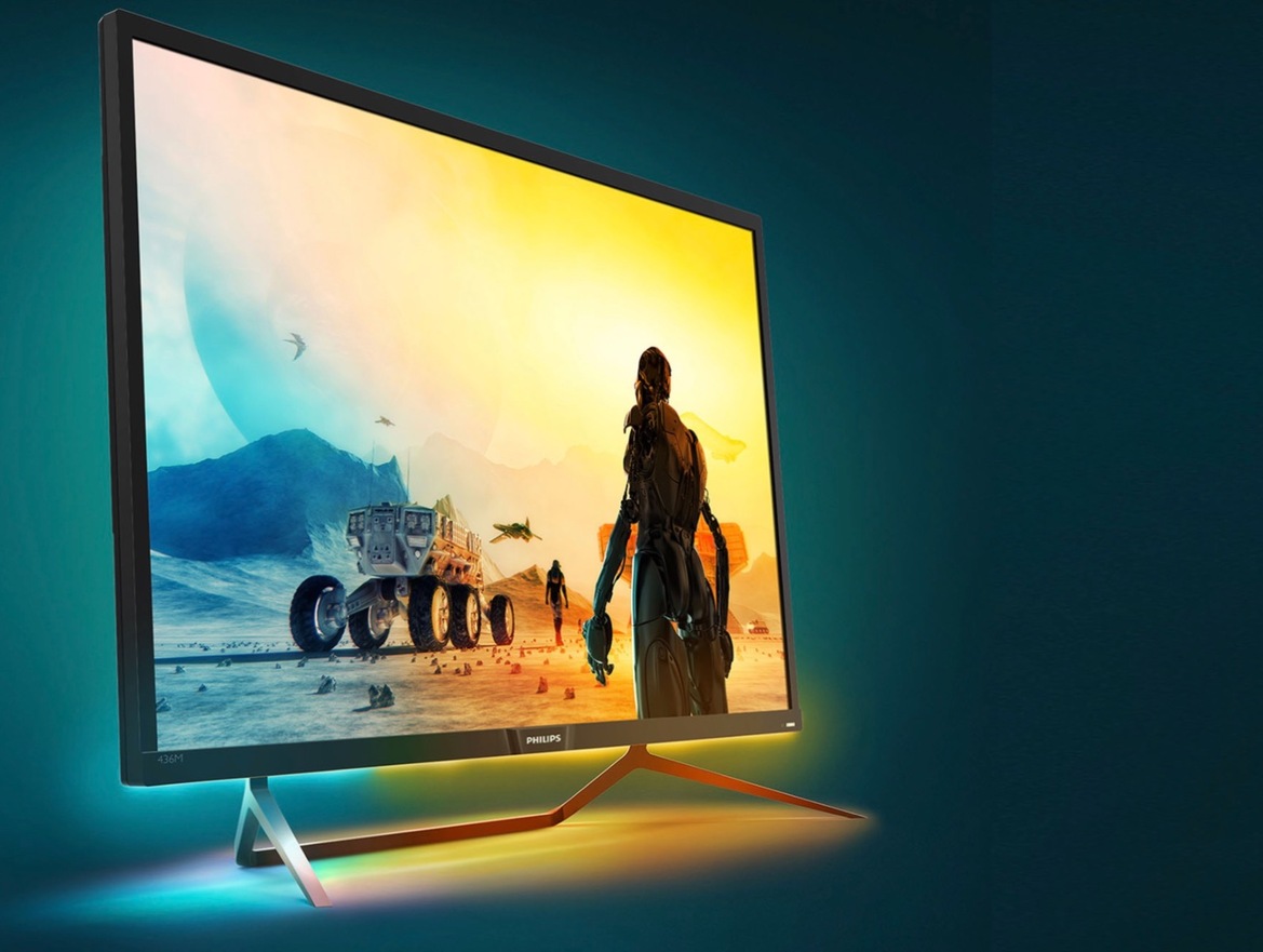 Philips Momentum 43-inch Monitor Shines With 4K DisplayHDR 1000 And AMD FreeSync