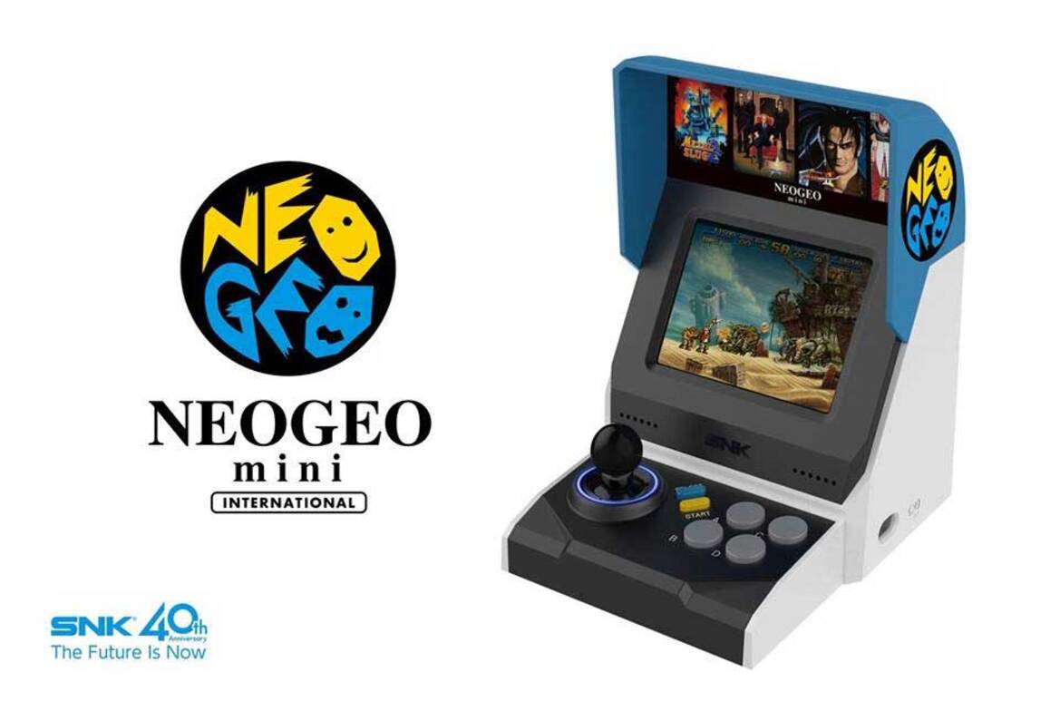 NEOGEO Mini Retro Console Packs In 40 Classic Games