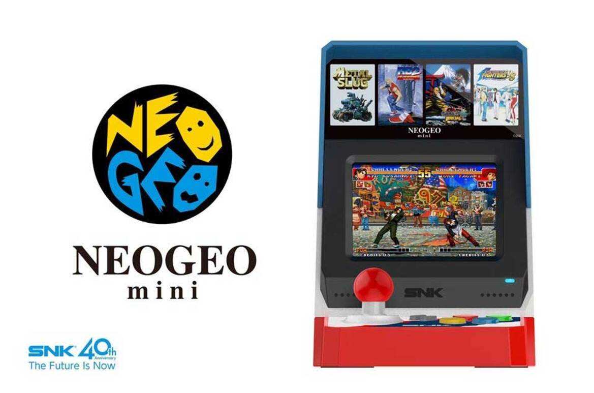 NEOGEO Mini Retro Console Packs In 40 Classic Games