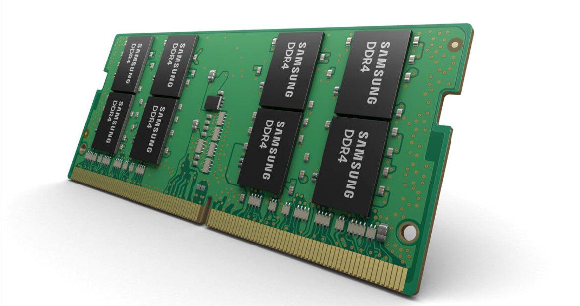 Samsung 10nm 32GB DDR4 SoDIMMs For Gaming Laptops Enter Mass Production