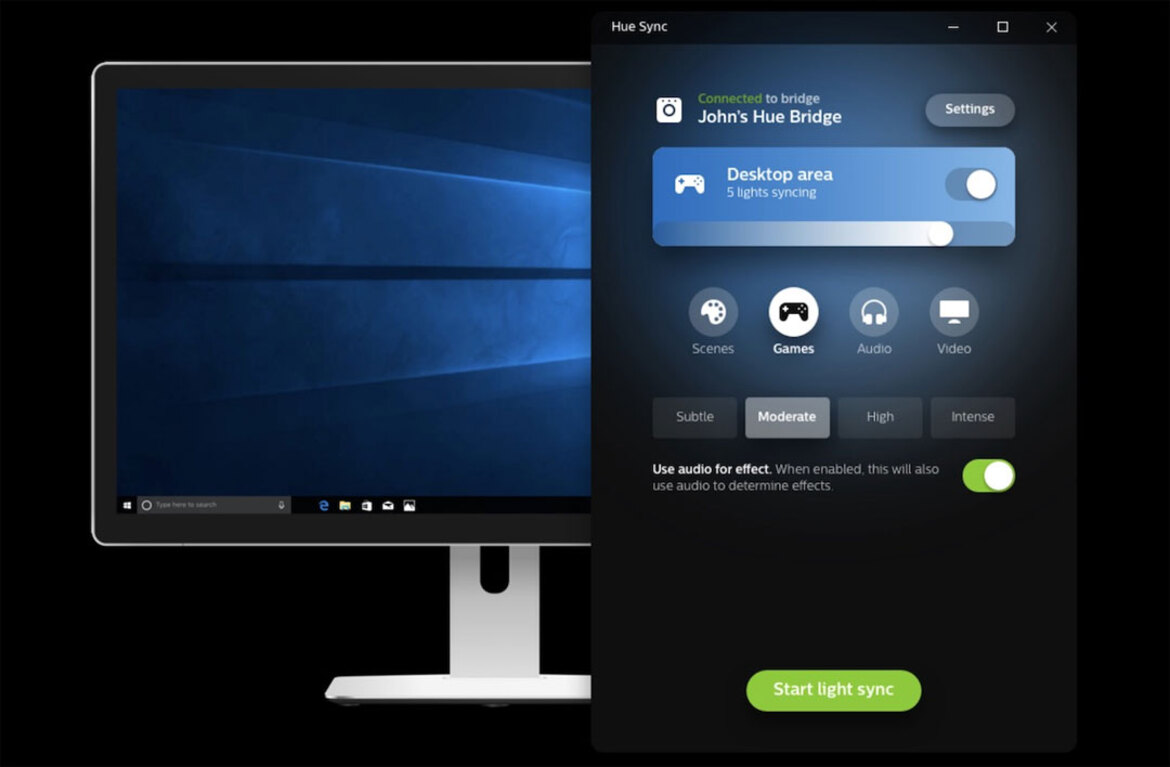 Philips Hue Sync App For Windows And macOS Syncs Lights To Music, Movies, And Games