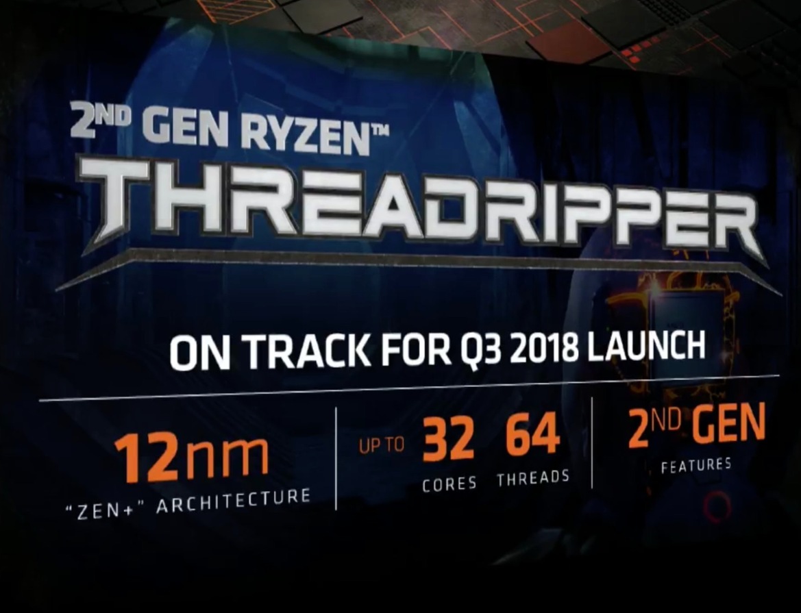 AMD Demos Beastly 32-Core 2nd Gen Threadripper, 7nm Vega With 32GB HBM2