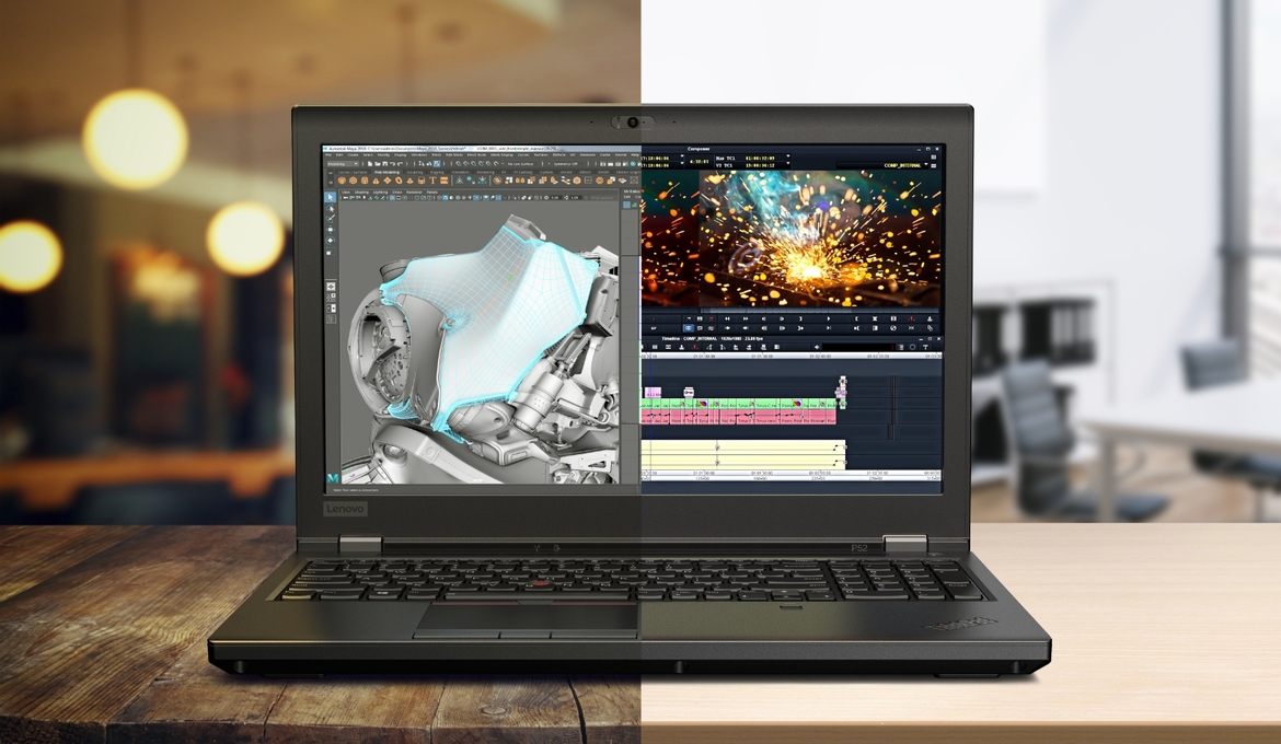 Lenovo ThinkPad P52 Mobile Workstation Packs VR Muscle With Coffee Lake Xeons And Quadro Graphics